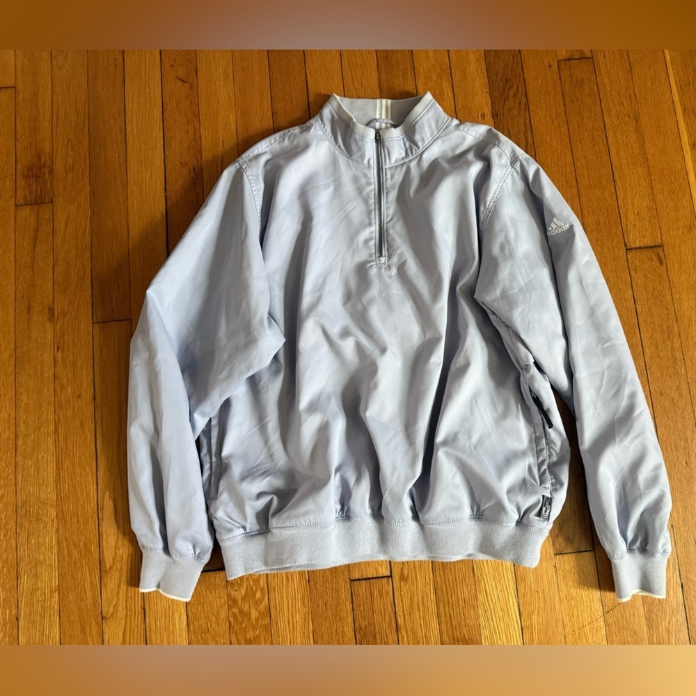Vintage Adidas Quarter Zip Bomber Jacket